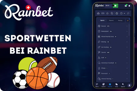 Sportarten bei Rainbet verfügbar